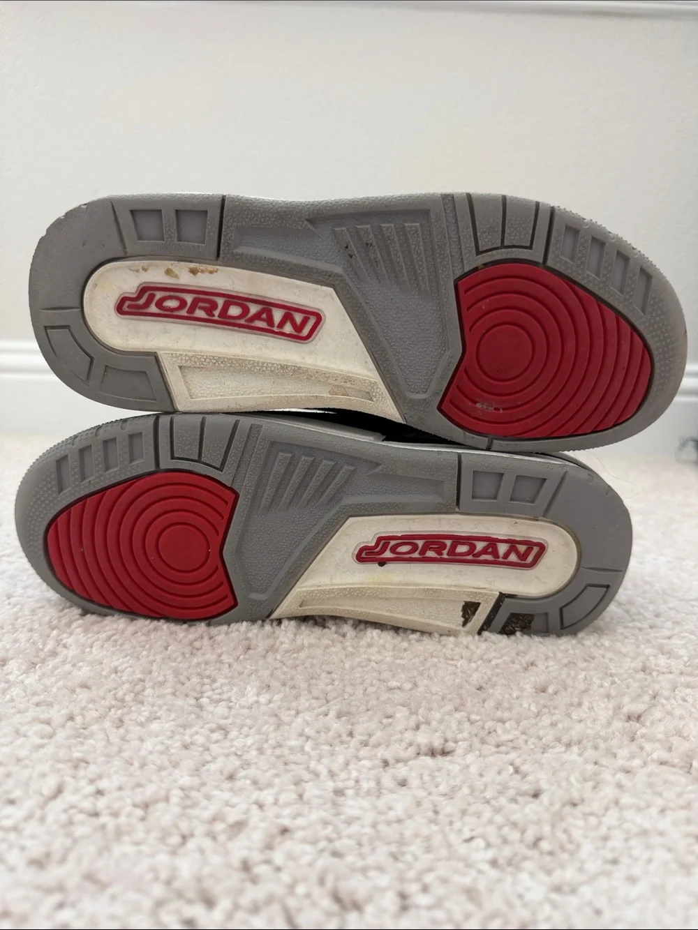 Jordan Kids Retro 3 black cement